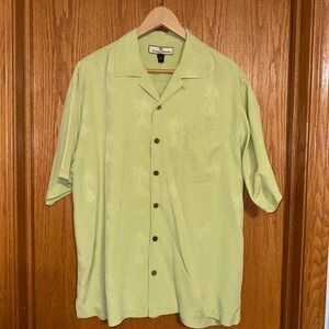 Tommy Bahama Light Green Casual Button Down Shirt